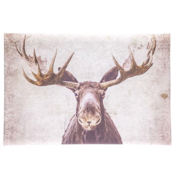 Hobby Lobby Other - NWT • Moose Parchment Canvas Wall Decor